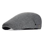 Classic Suede Flat Cap with Adjustable Fit for Everyday Casual Vintage Outdoor Style