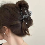 Gothic Spider Hair Claw Clip Alternative Y2K Statement Fashion Accessory