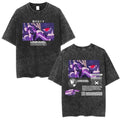 Retro Anime Goth Poster Oversized Japanese Streetwear Graphic T-Shirt