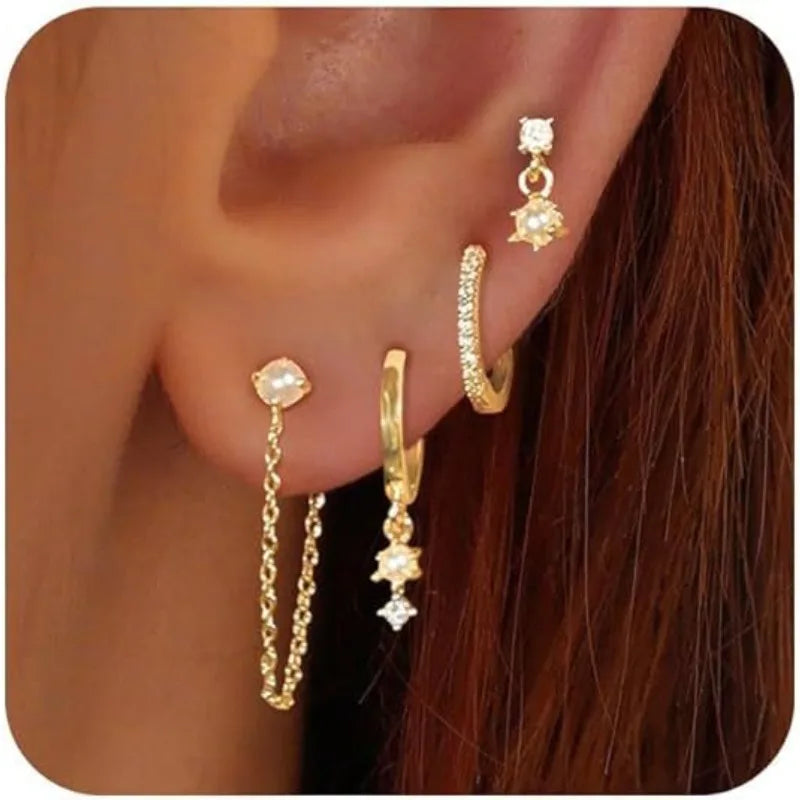 Minimalist Multi Band Ear Cuff for Modern Alternative Fashion Looks