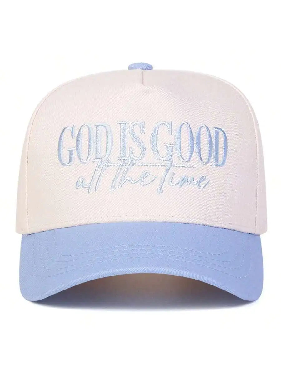 Embroidered Typography Dad Cap Adjustable Curved Brim Casual Everyday Baseball Hat