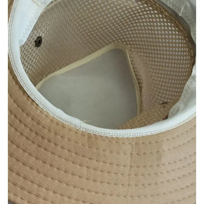 Breathable Mesh Boonie Sun Hat with Wide Brim for Hiking Fishing and Outdoor Travel