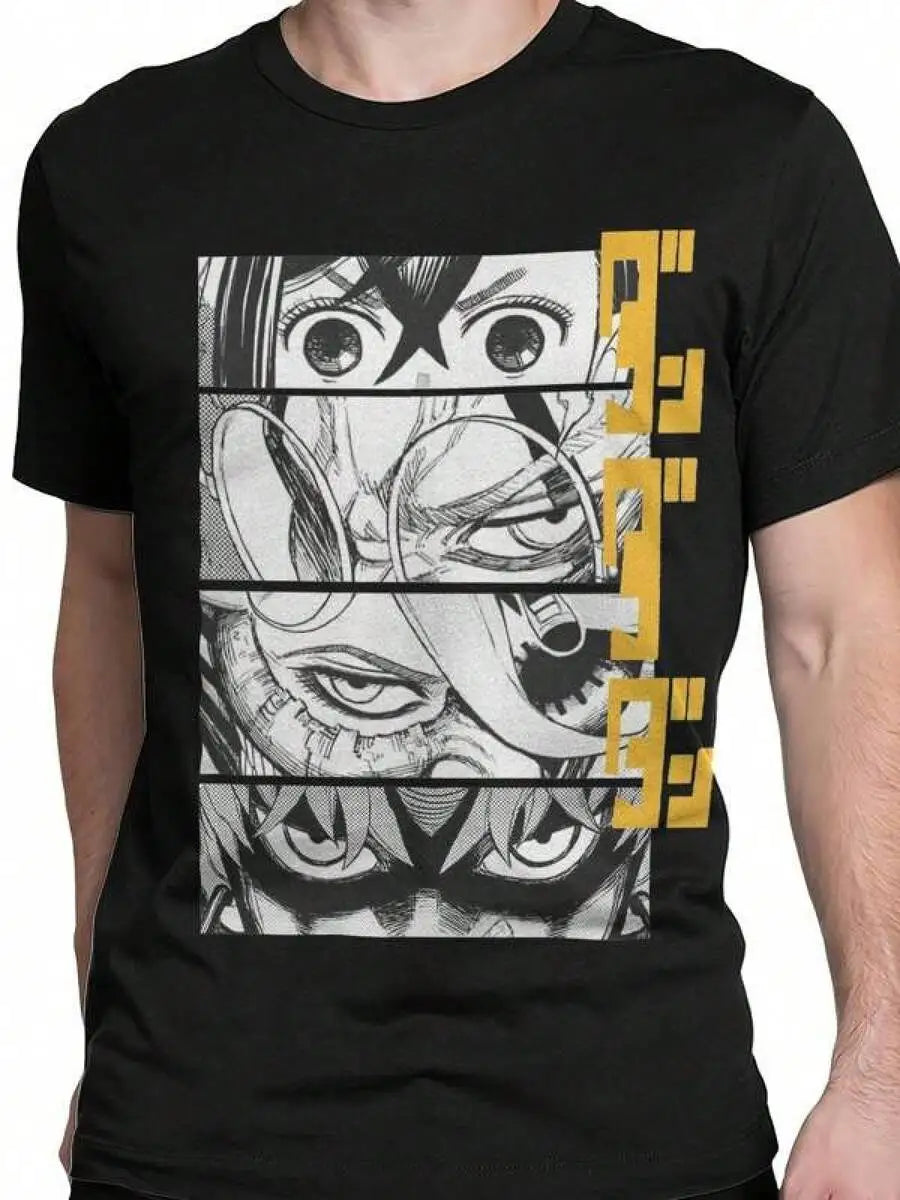 Retro Anime Manga Panel Graphic T-Shirt with Japanese Streetwear Aesthetic