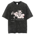 Kawaii Goth Manga Illustration Oversized Alternative Streetwear Graphic Tee
