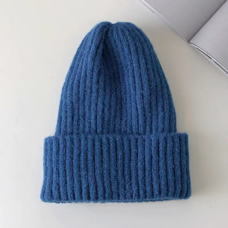 Soft Acrylic Ribbed Knit Beanie for Everyday Casual Streetwear Winter Fashion and Comfort