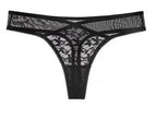Lilac Strappy Floral Lace Underwire Bra and Cutout Thong Set