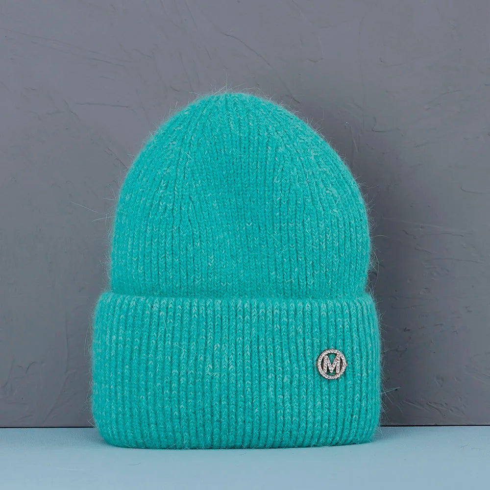 Soft Rabbit Fur Knit Beanie for Everyday Casual Outdoor Winter Fashion and Comfort Style