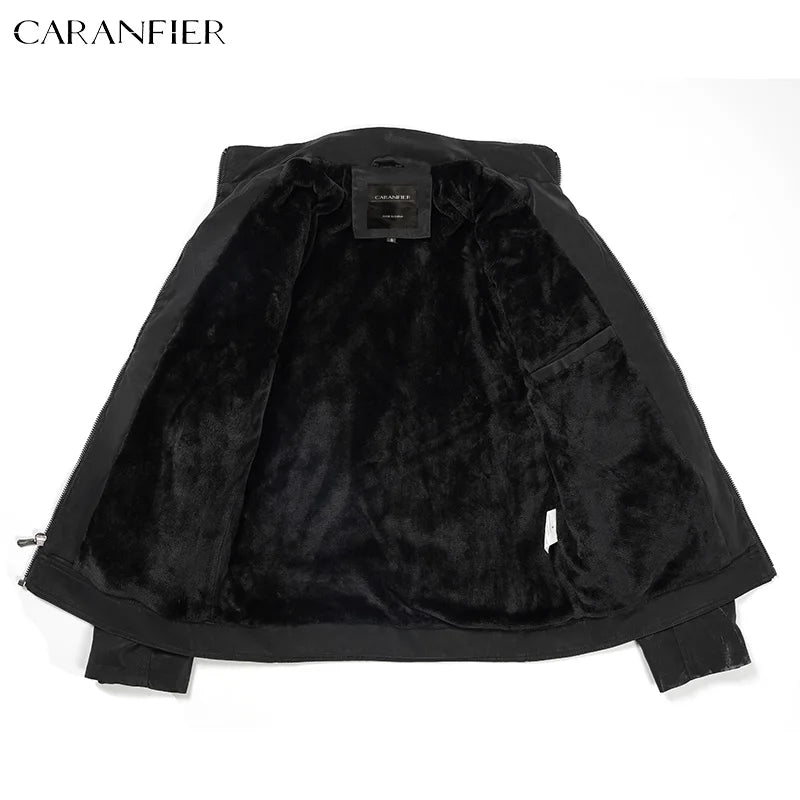 Men's Stand Collar Faux Leather Moto Jacket with Modern Streetwear Biker Styling