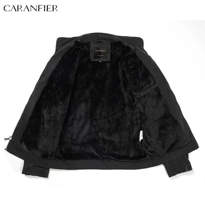 Men's Stand Collar Faux Leather Moto Jacket with Modern Streetwear Biker Styling