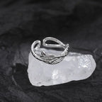 Thorn Wrapped Open Ring for Gothic Punk and Dark Romantic Fashion