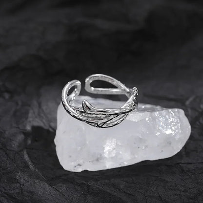 Thorn Wrapped Open Ring for Gothic Punk and Dark Romantic Fashion