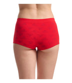3-Piece Women’s Seamless Boyshort Panties Set with Full-Coverage Silhouette, Stretch-Looking Construction and Assorted Solid Colors