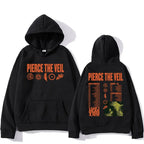 Oversized Tour Inspired Graphic Hoodie with Vintage Streetwear Artwork Design