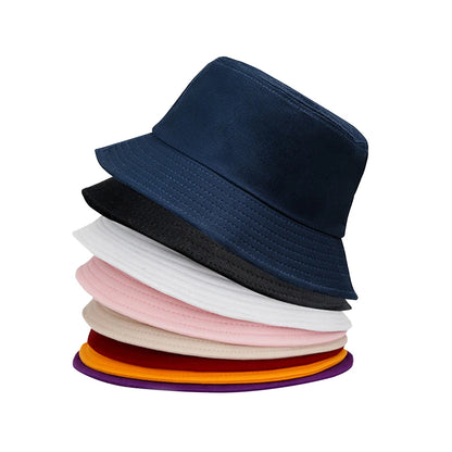 Unisex Cotton Bucket Hat with Classic Dome Design for Casual Summer Everyday Wear