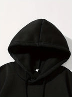 Distressed Cross Anime Goth Minimalist Streetwear Hoodie
