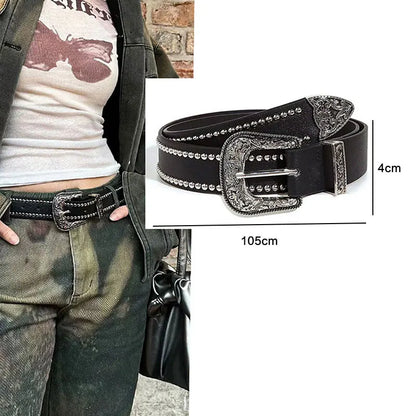 Studded Bullet Detail Belt for Gothic, Punk and Alternative Fashion