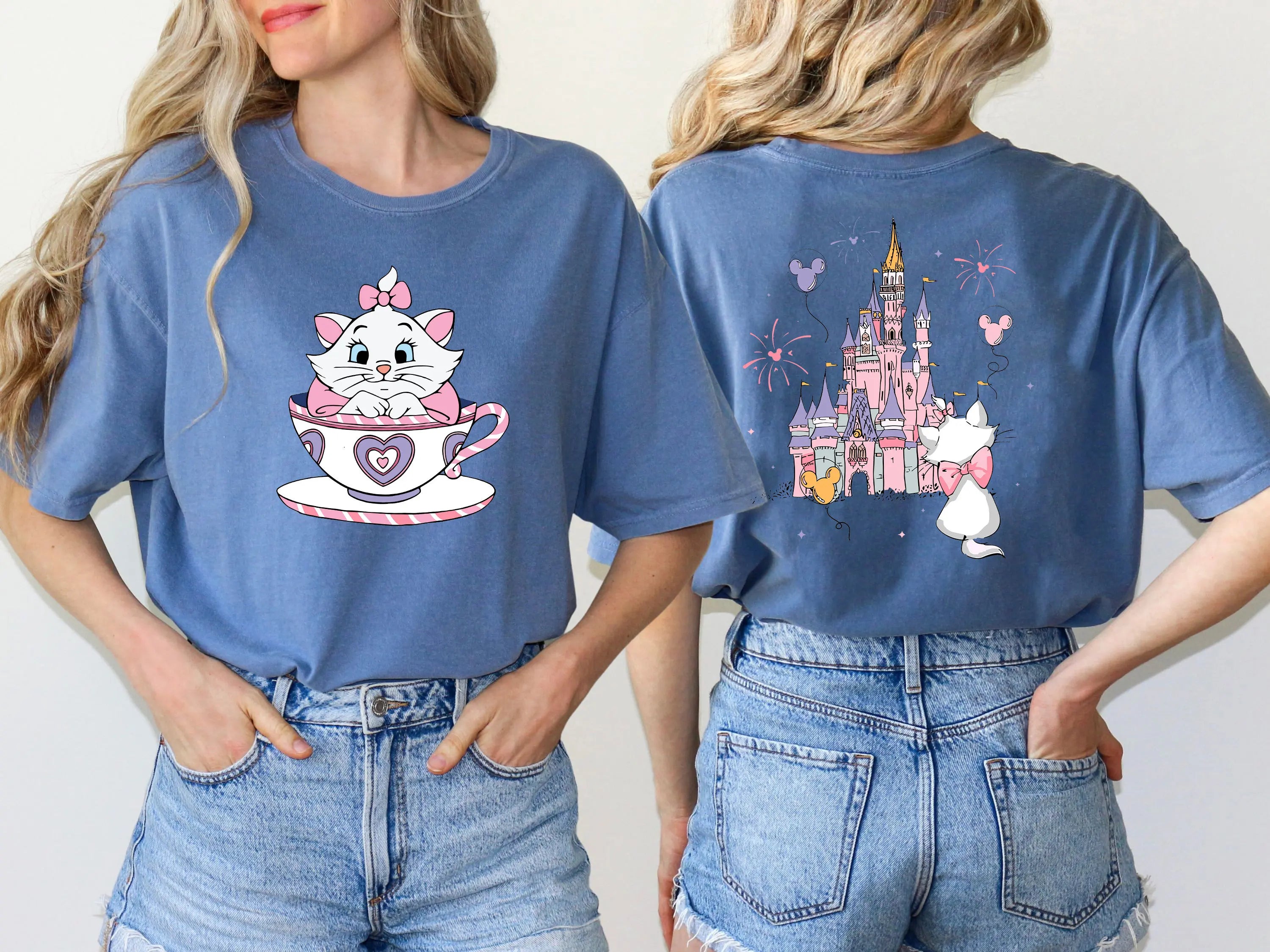Princess Cat Anime Graphic Soft Cotton Kawaii Casual T-Shirt