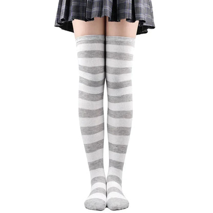 Polka Dot Over-the-Knee Socks with Soft Jacquard Knit for Casual Y2K Fashion