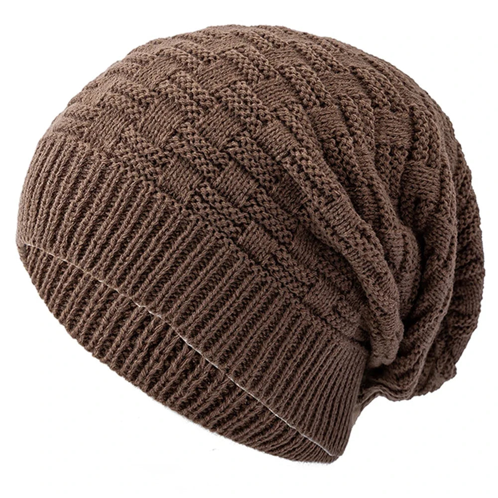 Long Slouchy Acrylic Knit Beanie for Relaxed Streetwear Casual Winter Everyday Fashion Style