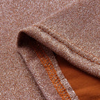 Sequin Bodycon Mini Dress with Draped Sleeves and Figure-Hugging Fit