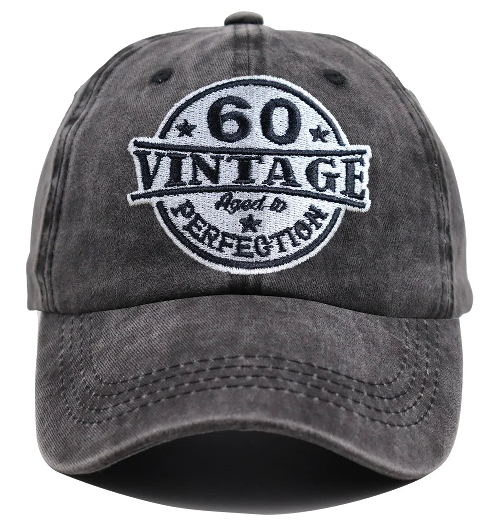 Vintage Washed Graphic Baseball Cap with Adjustable Fit for Casual Streetwear Everyday Fashion