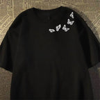 Minimalist Streetwear Cotton T-Shirt with Delicate Graphic Detail and Contemporary Casual Fit