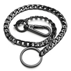 Classic Punk Wallet Chain with Ring Detail for Alternative Streetwear Looks
