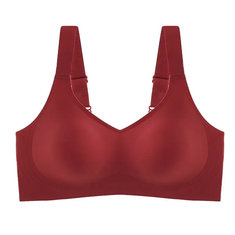 Smooth Seamless-Style Wire-Free Everyday Bra with Wide Support Bands