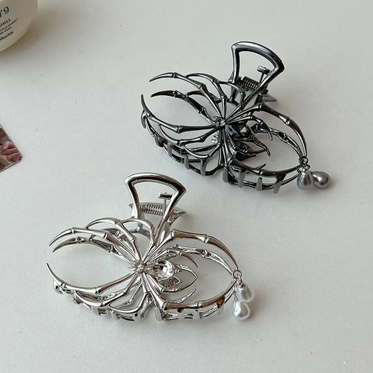 Vintage Spider Hair Claw Clip Gothic Statement Alternative Fashion Accessory