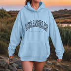 Oversized Collegiate Graphic Hoodie with Relaxed Fit for Everyday Streetwear