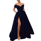 Off Shoulder High Slit Formal Alternative Evening Gown Dress