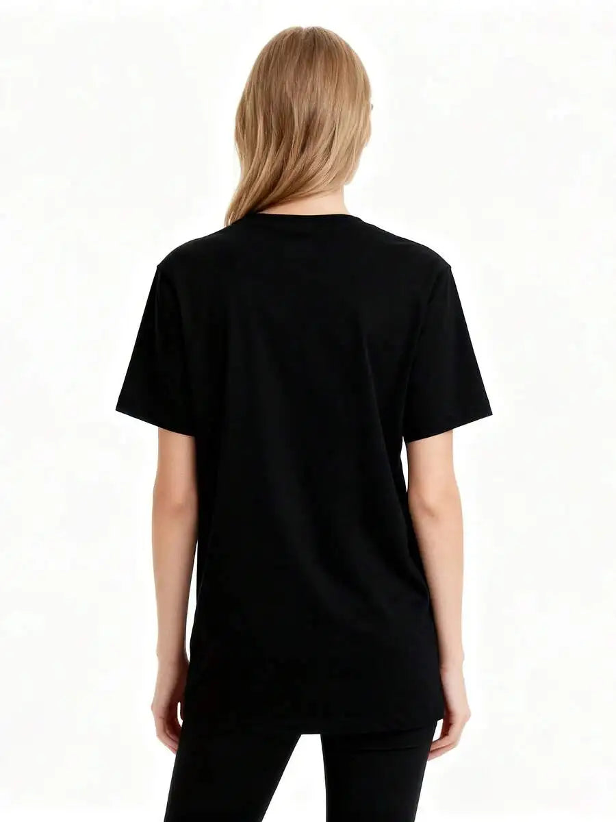 Cyberpunk Graphic Streetwear Oversized Cotton T-Shirt With Urban Print Design