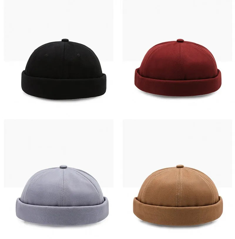 Minimalist Brimless Cotton Docker Beanie for Contemporary Streetwear Casual Everyday Fashion Style