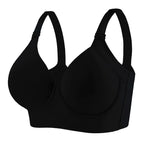 Longline Lace-Trim Underwire Minimizer Bra with Full Back Coverage