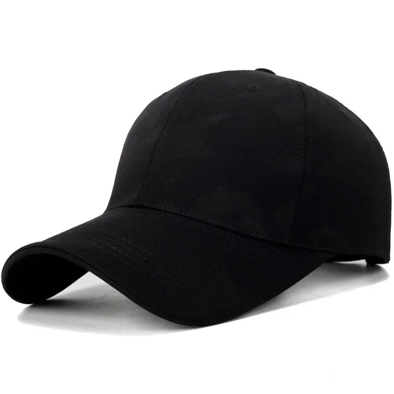 Minimalist Camouflage Corduroy Baseball Cap with Adjustable Fit for Casual Outdoor Streetwear Fashion