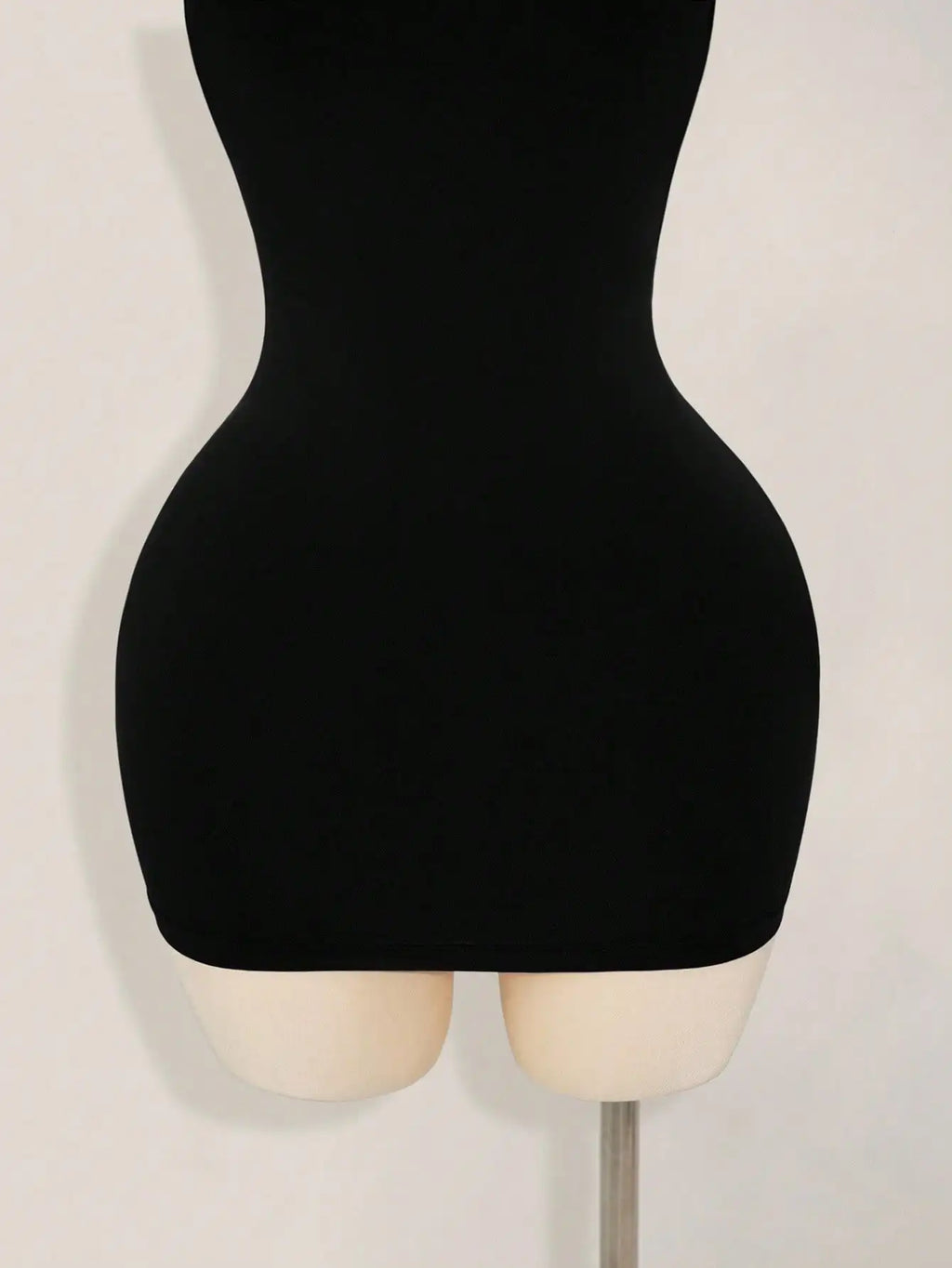 Backless Sleeveless Bodycon Mini Dress with Criss Cross Open Back Detail