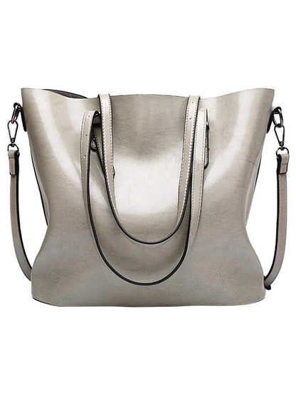 Minimalist Top Handle Tote Satchel Bag with Spacious Everyday Carry Design