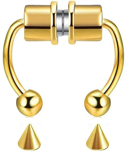 Decorative Faux Septum Nose Ring for Punk Gothic Fashion Looks