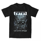 Vintage Graphic Streetwear T-Shirt with Ornamental Skull Artwork and Relaxed Fit