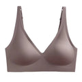 Plunging V-Neck Seamless-Style Wireless Bra with Smooth Molded Cups