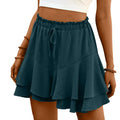 High Waist Flowy Tiered Skort with Ruffle Layers A-Line Silhouette