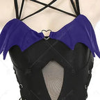 Women's Halter Cutout One Piece Swimsuit with Decorative Shoulder Accents and Modern Styling