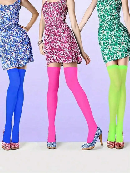 Lightweight Sheer Thigh High Stockings with Stretch Fit for Contemporary Everyday Fashion Styling