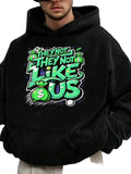 Graffiti Style Graphic Pullover Hoodie for Contemporary Urban Streetwear Looks