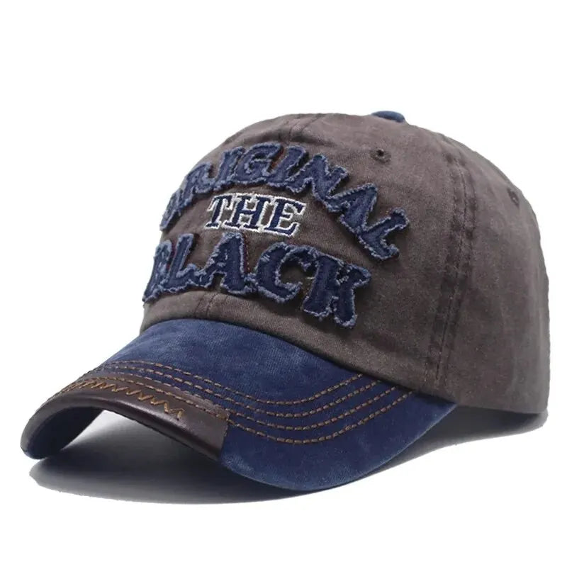 Unisex Vintage Washed Baseball Cap with Embroidered Detail for Everyday Casual Streetwear Style