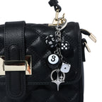 Y2K Dice Charm Keychain Alternative Streetwear Bag Accessory