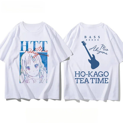 Kawaii Manga Graphic Oversized Japanese Streetwear Casual Cotton T-Shirt