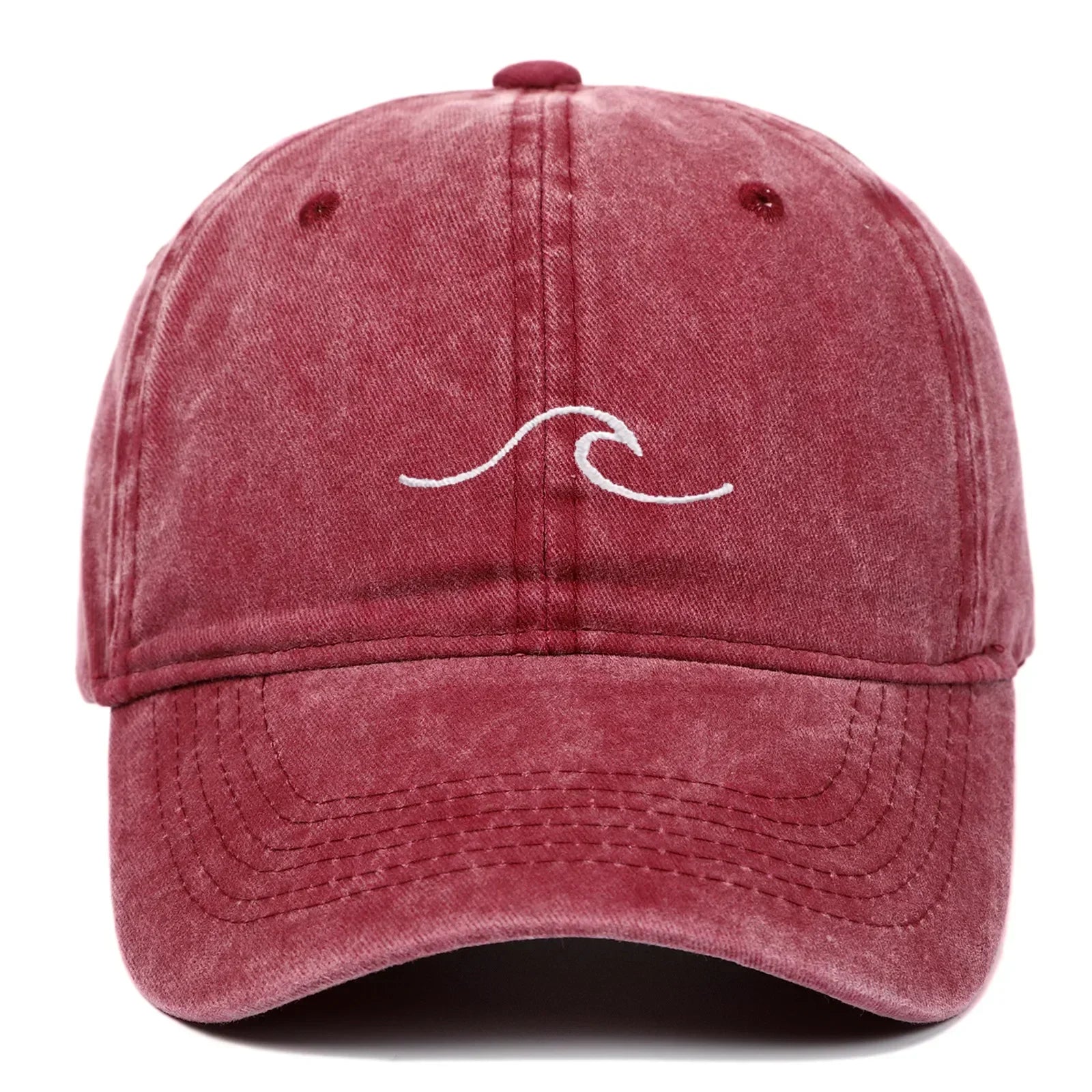 Unisex Washed Baseball Cap with Minimal Embroidered Detail for Casual Everyday Streetwear Style