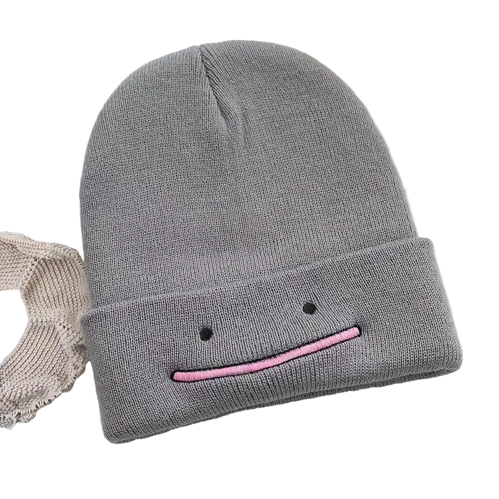 Minimalist Embroidered Acrylic Knit Beanie for Casual Streetwear Winter Everyday Fashion and Comfort