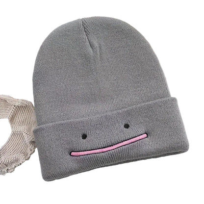 Minimalist Embroidered Acrylic Knit Beanie for Casual Streetwear Winter Everyday Fashion and Comfort